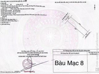 Bán lô đất đường bàu mạc 8 hòa khách bắc đà nằng
