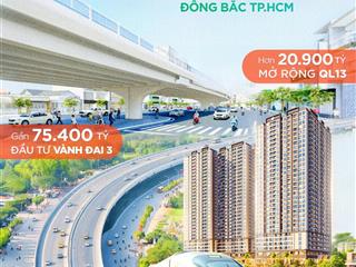 Tt 185tr sở hữu căn hộ gần aeon mall, kcn vsip, sân golf. booking 1 tặng 1 chỉ 25tr. ck 15%