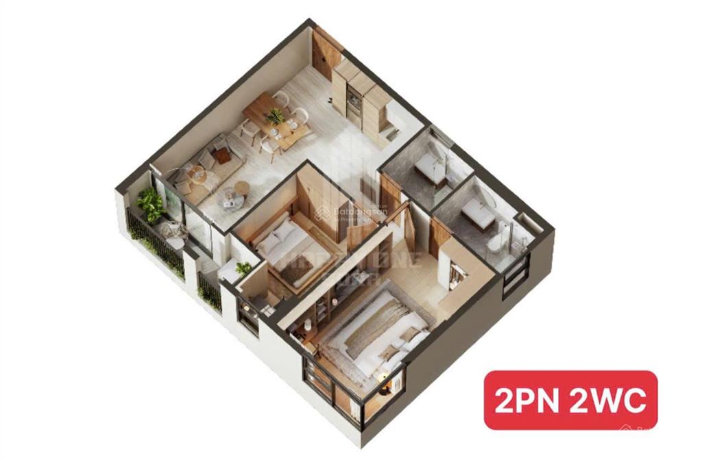 Suất ngoại giao 2pn2wc 69m2 chỉ 2,89 tỷ. tặng full đồ điện tử  điện lạnh cho kh thiện chí