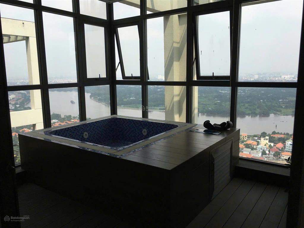 Cho thuê penthouse masteri thảo điền, quận 2, dt 350m2, 4 phòng ngủ, giá 110 triệu/tháng