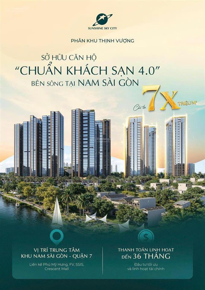 Sunshine sky city nơi an cư chuẩn sống thời thượng tại phú mỹ hưng, q7