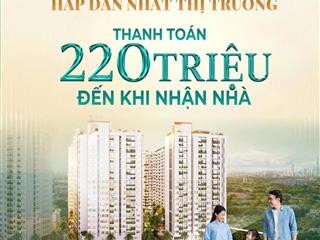An cư lập nghiệp  sở hữu căn hộ 2pn giá chỉ 1,5 tỷ ngay ql1a, liền kề bình chánh