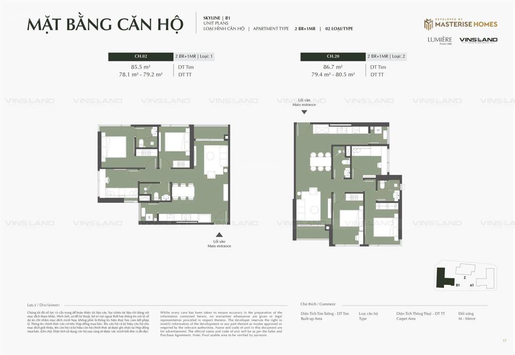 Độc quyền 3 ngủ tầng hoa hậu, cận view sông hồng đáng giá nhất lumière prime hills cổ loa