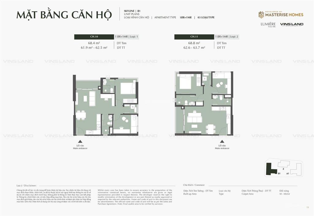 Độc quyền 3 ngủ tầng hoa hậu, cận view sông hồng đáng giá nhất lumière prime hills cổ loa