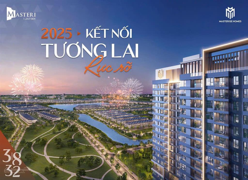 Độc quyền 3pn view hồ đẹp nhất masteri the lakeside tầng trung, hướng mát, view thoáng trọn đời