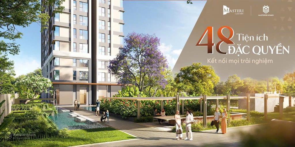 Độc quyền 3pn view hồ đẹp nhất masteri the lakeside tầng trung, hướng mát, view thoáng trọn đời