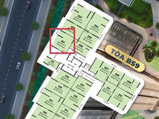 Cho thuê shophouse mặt tiền sát sảnh 80m2 giá 40tr