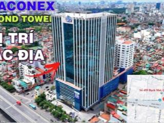 Cho thuê văn phòng hạng a rộng 188.82m2 tại vinaconex diamond tower hai bà trưng hà nội