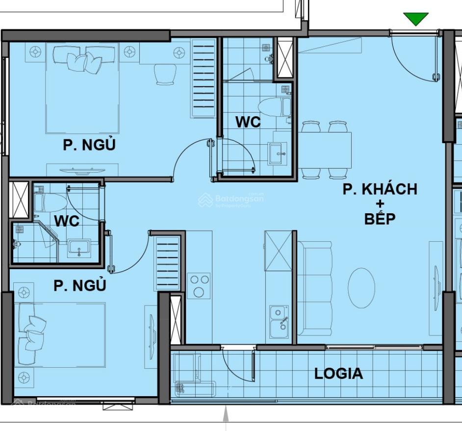 Siêu rẻ căn 2pn góc 81m2, giá 4,350 tỷ vào tiền nhỉnh 1,4 tỷ phân khu beverly
