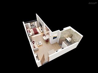 Căn studio the metropole tòa paris, 30m² view chéo bể bơi, giá chỉ 1,980 tỷ