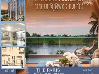 Bán căn hộ góc 3pn 84,2m²  view sông  giá 5,6 tỷ tiến độ giãn 2 năm  the paris vinhomes ocean