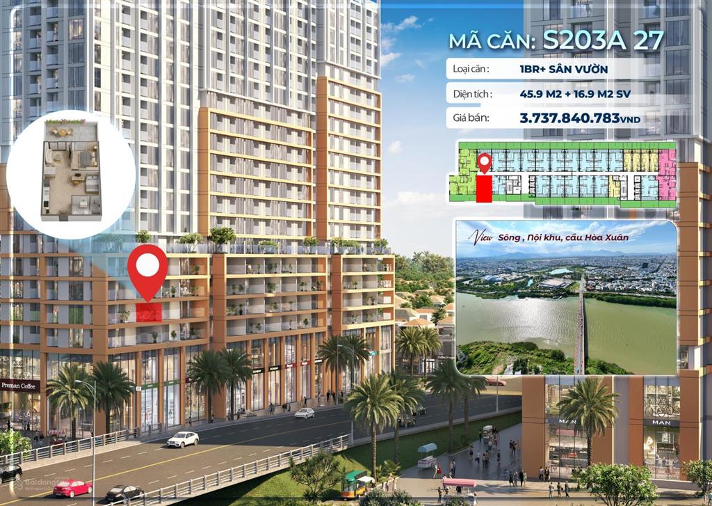 1br+sân vườn spana tower căn hộ hiếm, không gian xanh riêng tư, thanh toán nhẹ, cơ hội sinh lời cao