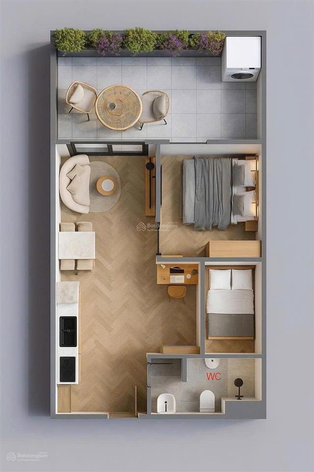 1br+sân vườn spana tower căn hộ hiếm, không gian xanh riêng tư, thanh toán nhẹ, cơ hội sinh lời cao