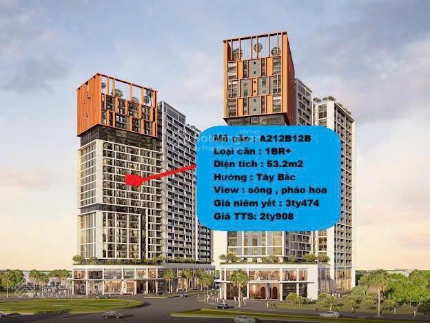 Siêu hot! căn 1br+ dự án cora tower thuộc giỏ hàng vip của cđt sun, view pháo hoa, sở hữu với 700tr