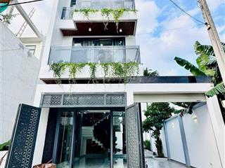 Nhà mới diện tích biệt thự 4 pn, sân xe hơi rộng rãi đường an phú đông 27, đh nguyễn tất thành
