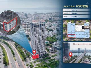 Chào bán shophouse khối đế 2 mặt tiền đường trần hưng đạo, view sông, trung tâm tp đà nẵng