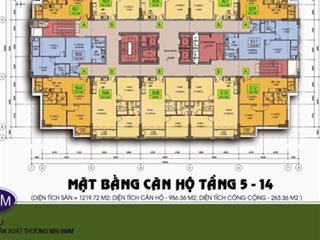 Bán chung cu xa la, cầu bươu chỉ 52tr/m2, 76m2, lô góc, 2 ngủ tầng trung đẹp