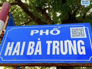 Bán nhà mặt phố hai bà trưng 105 tỷ  148 m