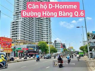 Bán căn hộ dhomme ngay mt hồng bàng, q6, dt 110m2/ 3pn, giá cđt, ck lên đến 660tr, đang bàn giao