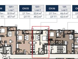 Chính chủ bán nhanh căn 1pn 42.4m2 tầng trung, toà a2, thanh toán tiến độ giãn 4.98 tỷ bao phí