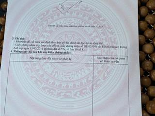 Bán lô đất 81.9m2 tại lễ pháp, phúc thịnh  hà nội giá đầu tư