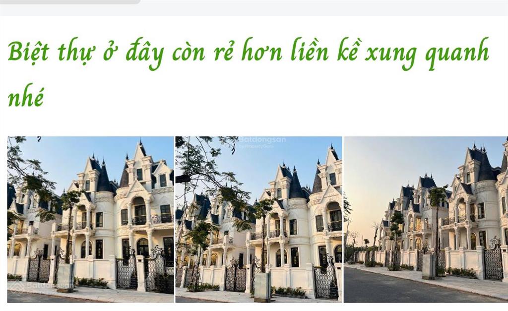 Bán bt cực chất tại nguyễn đình tứ, 273 triệu/m2, 210m2, view đẹp siêu hot, bắc từ liêm