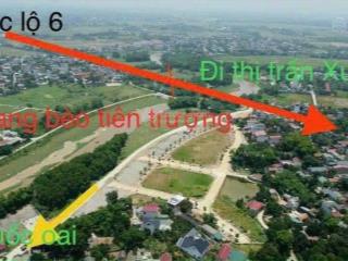Chính chủ cần bán lô góc 3 mặt tiền kd sầm uất  cách ql6 30m tại thị trấn xuân mai  chương mỹ hn
