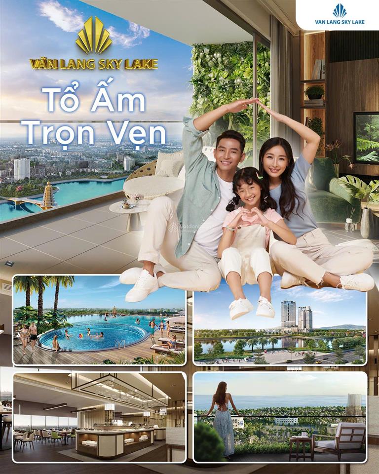 Văn lang sky lake view trực diện hồ văn lang