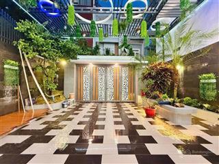 Biệt thự sang trọng đẳng cấp có hồ bơi xanh mát  thang máy xịn sò ở đường số 8, gò vấp
