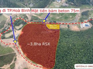 Chính chủ cần bán mảnh 4.1ha sẵn sổ ở nước đúc, đú sáng với 75m bám đường, suối chảy trước nhà