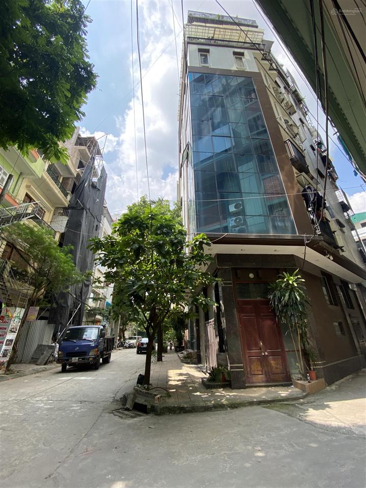 Building vừa ở vừa dòng tiền  hoàng quốc việt 7 tầng thang máy  3 mặt thoáng, 2 ô tô tránh kd