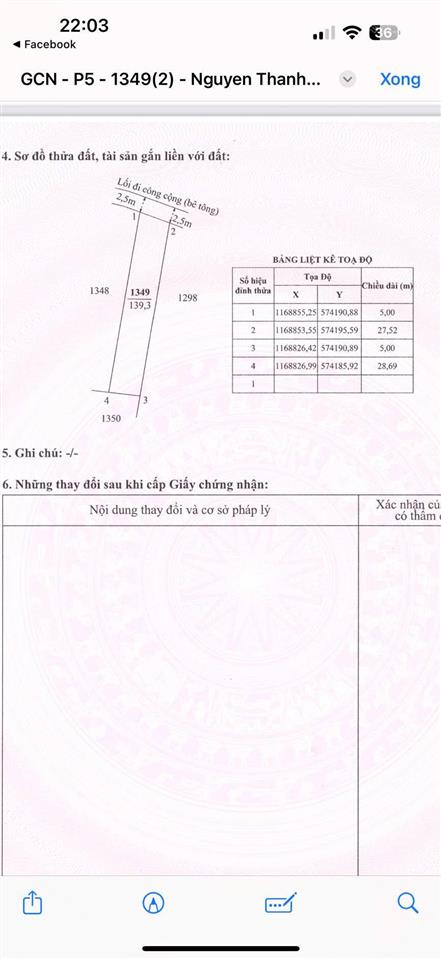 Bán gấp đất tại khu phố thọ cang phường 5, tân an, long an giá 1,5 tỷ, diện tích 139,3 m2