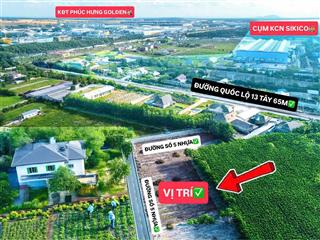 Bán đất thổ cư khu phố 5, phường minh hưng, thị xã chơn thành , bình phước, 258,7m2. mặt đường nhựa