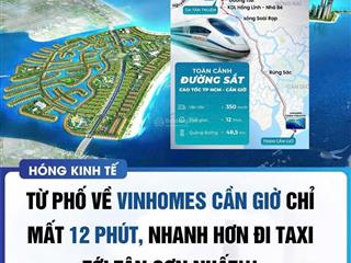 12 phút từ tp.hcm đến vinhomes green paradise cần giờ nhanh hơn cả đi taxi từ quận 1 ra sân bay!