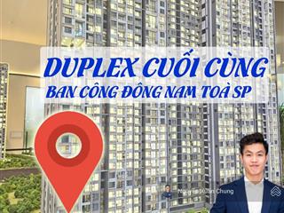 Căn duplex 117.5m2 toà sp cuối cùng giá nét kí trực tiếp cđt, đơn giá thấp không tưởng