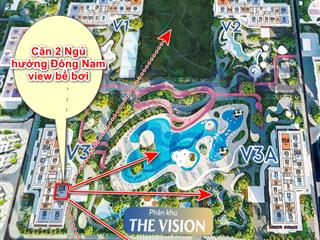 Quỹ căn độc quyền căn 1pn + , 2pn & 3pn tầng đẹp view bể bơi  giá rẻ nhất thị trường chỉ 58tr/m2