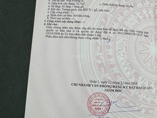 Chính chủ cần bán nhà mới, đẹp 258/65 trần hưng đạo, phường nguyễn cư trinh quận 1 , giá 3ty 690tr