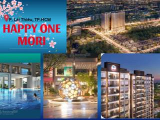 1tỷ3 căn hộ happy one mori  tp. hcm gần aeon mall, booking 25tr tặng 25tr. ck 15%, tặng thêm 100tr