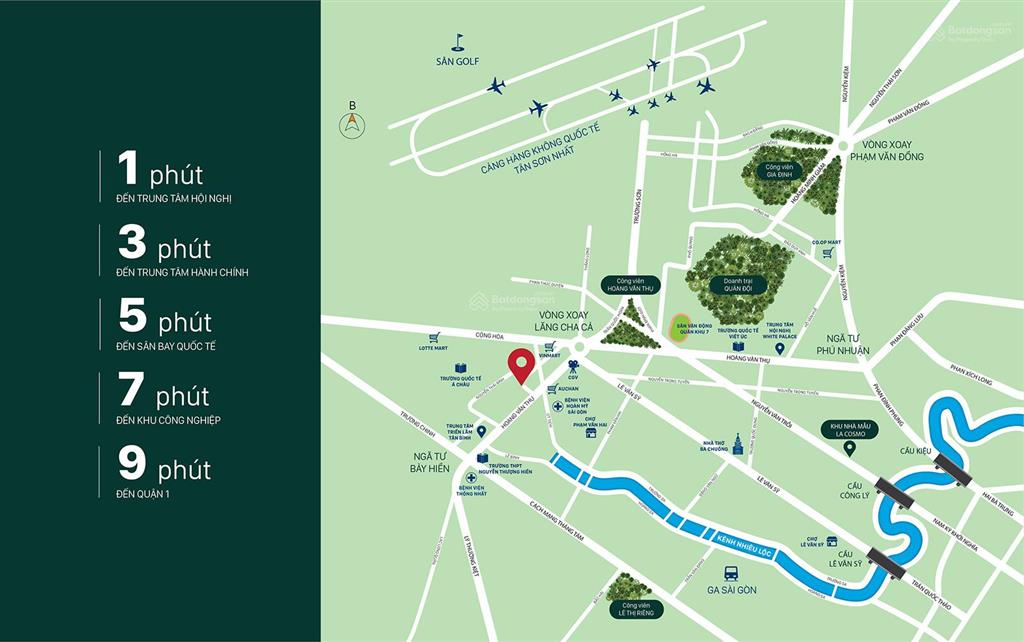 Bán căn hộ lửng 3 phòng ngủ, view landmark, hướng đông nam, 99m2, giá 4.1 tỷ