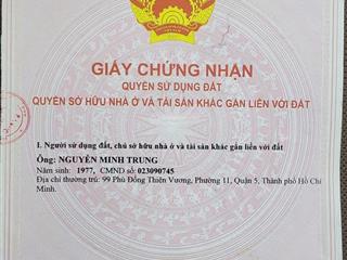 Bán đất tại tạ quang bửu, 11,5 tỷ, 129,9 m2, pháp lý đầy đủ