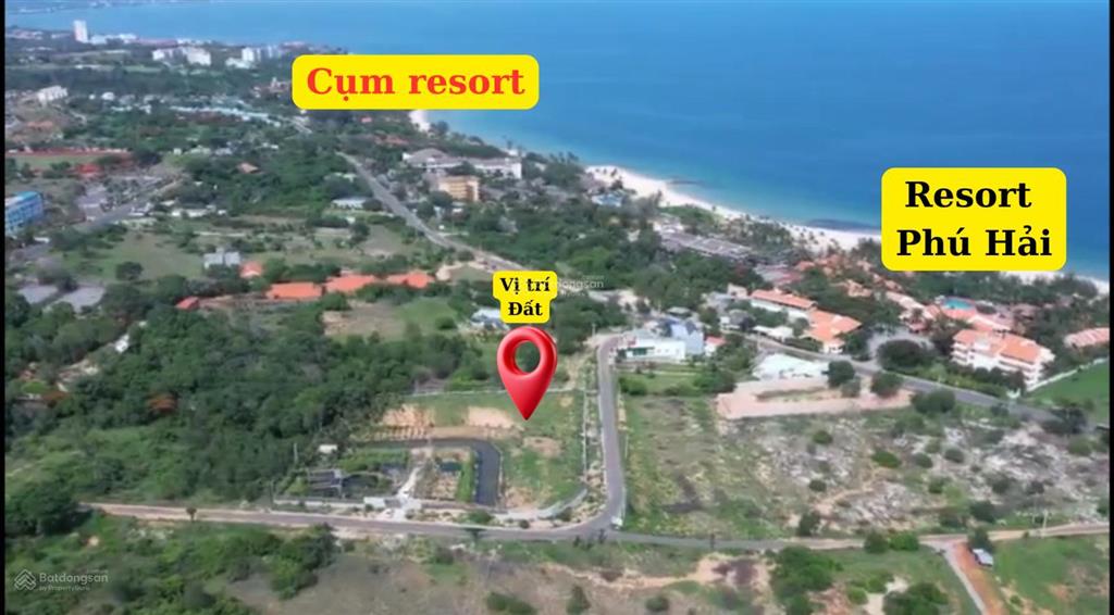 Bán 2.000m2 đất ven biển khu tập trung nhiều resort phú hài giá chỉ 9,9tr/m2