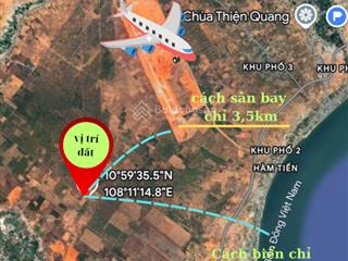 Bán đất nông nghiệp gần sân bay phan thiết giá siêu rẻ chỉ 170k/m2 (170tr/sào)