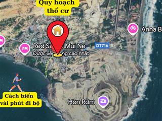 Bán lô đất 2 mặt tiền đường xuân thuỷ mũi né. vị trí đất gần biển giá đầu tư