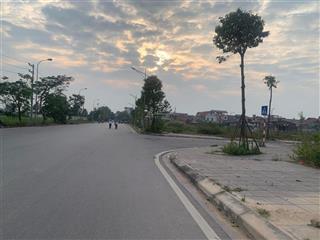 Bán đất đấu giá mặt phố liên xã thuỵ lâm  đông anh  hà nội  lô góc 3 thoáng