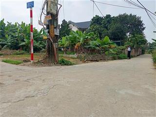 Tôi bán đất lô góc thôn 5 tân xã 115m2 x mt 7m, gần đh fpt hòa lạc, ô tô tránh, sổ đỏ giá 4.5 tỷ