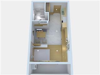 Cho thuê ch studio 1pn 1vs, 36m2, giá ưu đãi tại tháp h, sunrise riverside, nhà bè, hcm