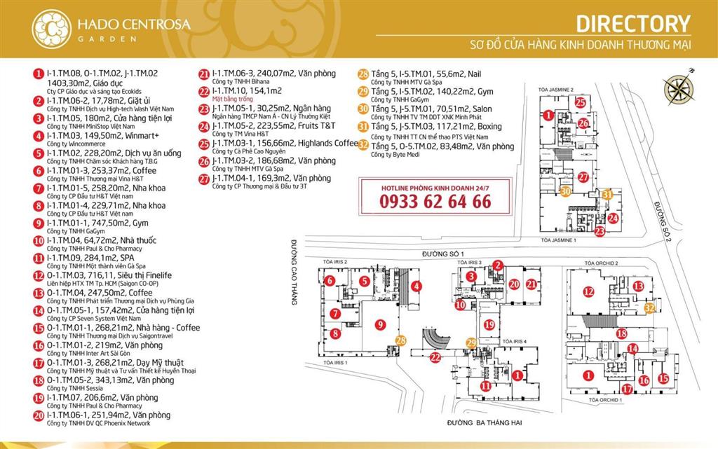 Căn hộ cho thuê hà đô centrosa giá tốt, ở ngay xem nhà 24/7,  0933 626 ***