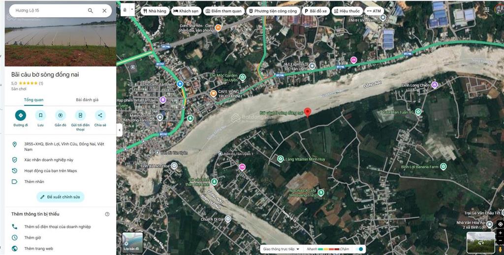 Chính chủ, cần bán gấp đất ven sông đồng nai quy hoạch bờ kè & đường lớn 6 làn | 1.700m² | 4,9 tỷ