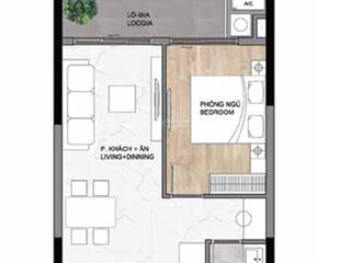 Bán căn studio 36m tầng đẹp view trực diện hồ bơi nội khu block c