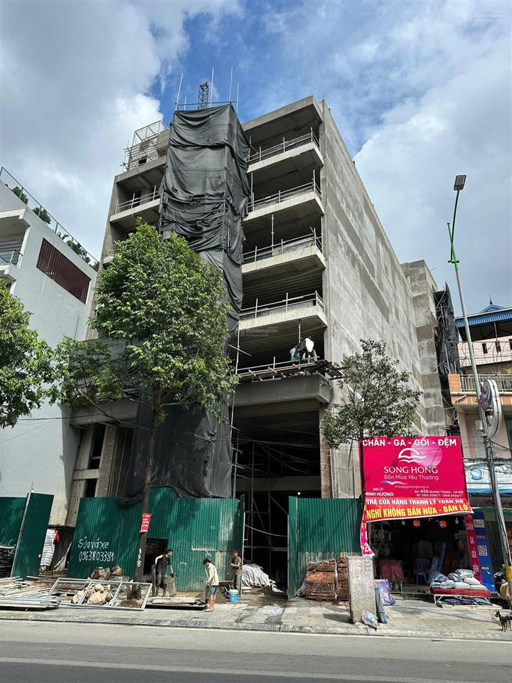 Nhà mặt phố 458 quang trung cho thuê, 720m2, giá thỏa thuận, 2 tầng hầm 8 nổi  tum